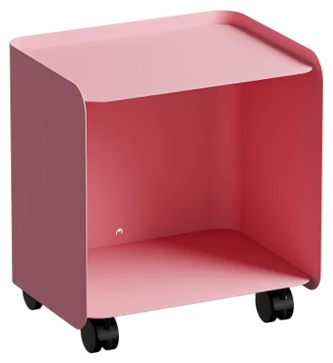 Produktbild von Rollcontainer JUNO S  aus pulverbeschichtetem Stahl | Pink Lemonade| Metallbude