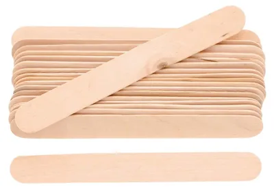 Produktbild von Glorex Bastelhölzer 18 x 150 mm natur 20 Stk.