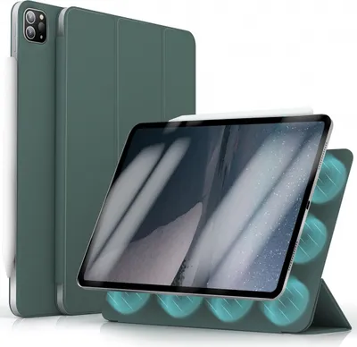 Productafbeelding van imoshion Magnetic Bookcase voor de Apple iPad Pro 11 (2025) M5 / (2024) M4 - Donkergroen