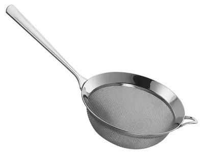 Edelstahl-Sieb mit Griff, Mesh-Sieb, Ø 9 cm, Küchenhelfer