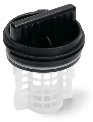 Waschmaschinenfilter, Ersatz DC97-09928A, schwarz/weiß