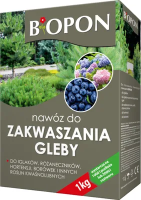 Zdjęcie produktu dla Nawóz do zakwaszania gleby BIOPON 1KG