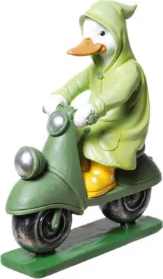Produktbild von Regenmantel-Ente auf Motorroller
