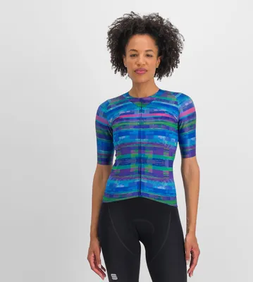 Obrázek produktu pro SPORTFUL Kurzarm Fahrradtrikot - GLITCH BOMBER - Blau M