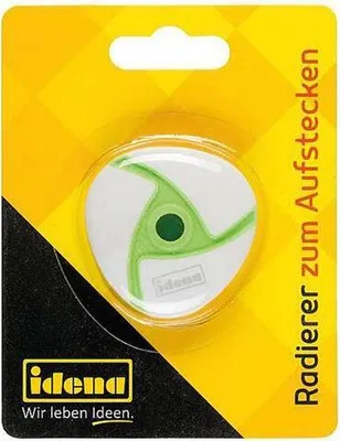 Produktbild von Idena 10028 - Radierer zum Aufstecken, grün