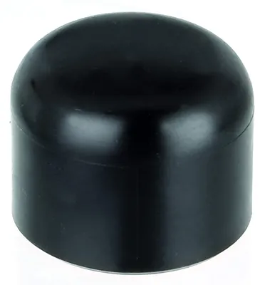 Obrázok produktu pre Krytky na kovové stĺpy, plastové, čierne, 34 mm, balenie po 20 kusov, vhodné do záhrady