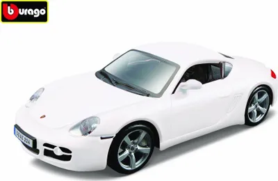 Image de Bburago 1:32 Porsche Cayman S blanche