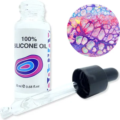 Zdjęcie produktu dla Olej Silikonowy 20 ml do Pouringu Aureuo Malowanie przez rozlewanie Pouring z farbami akrylowymi