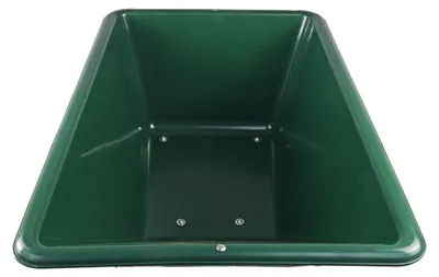Produktbild von Matrix Ersatzmulde 240L Schubkarre Kunststoff grün XXL Stall Hof Garten Mulde