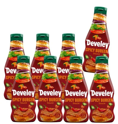 Produktbild von Develey Spicy Burger Sauce - 8x 250ml