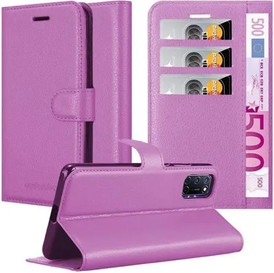 Obrázok produktu pre Cadorabo puzdro pre Oppo A72 Protective Case in Purple Puzdro na mobilný telefón Puzdro kryt Magnetické zatváranie