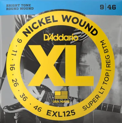 Produktbild von D'Addario EXL125 - super light top / regular bottom (009-046)