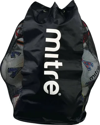 Produktbild von Mitre - Fußballtasche, 12 Bälle RD1804 (Einheitsgröße) (Schwarz/Weiß)