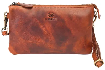 Immagine prodotto di Solidchoice - Borsa a mano in pelle, stile vintage, per donna