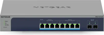 Image de NETGEAR MS510TXUP, géré, L2/L3/L4, Ethernet 10G (100/1000/10000), full duplex, alimentation par Ethernet (PoE), montage en rack