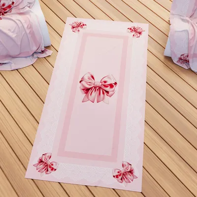 Obrázek produktu pro PETTI Artigiani Italiani – Plážová osuška z mikrovlákna s digitálním potiskem, růžová, 90 x 18 cm
