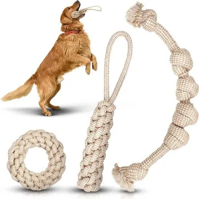 Image de Lot de jouets naturels pour chats et chiens