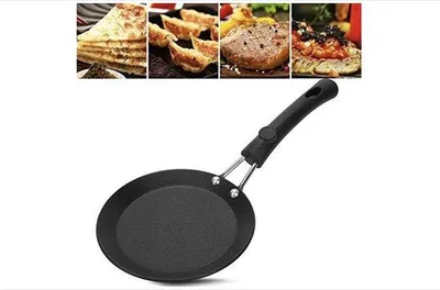Immagine prodotto di Piccola padella nera da 12 cm per cucinare
