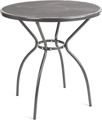 Produktbild von GLÜCKLICHES GRÜN Tisch Garten Stahl RUNDEN Durchm 70 x 72 cm