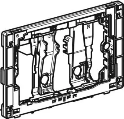 Produktbild von Geberit 243974BZ1 Schwenkrahmen für DuoFresh Modul