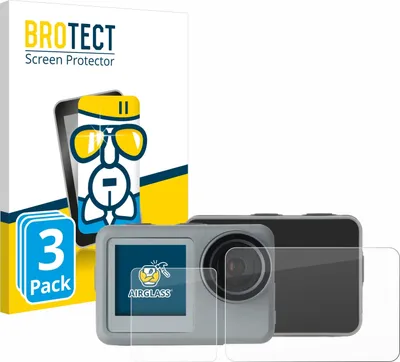 Produktbild von 3x BROTECT Schutzglas für Rollei Actioncam 9s Plus Schutzfolie Panzer Folie Glas Display Schutz klar