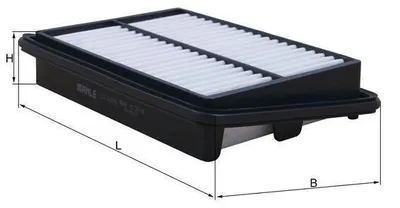 Produktbild von Luftfilter MAHLE LX 4478 für SUZUKI VITARA (LY) Filtereinsatz