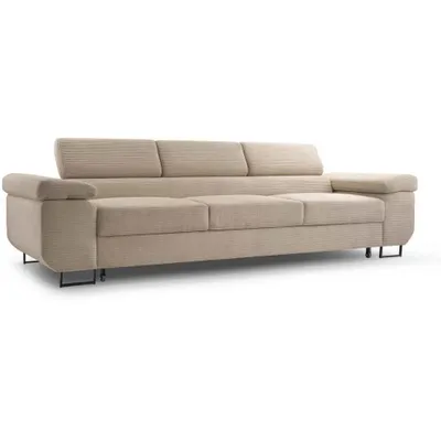 Produktbild von Sofa 3-Sitzer mit Schlaffunktion NAVIO, Farbe: Cappuccino (Poso02)