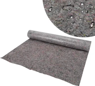 Obrázok produktu pre Hengda maskovacie rúno 1 x 50 m maliarske rúno maskovacia fólia maliar 220g/m² maskovacie rúno s protišmykovým ochranným rúnom