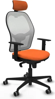 Immagine prodotto di Sedia da ufficio con poggiatesta Piqueras y Crespo 1D036G2 Arancione