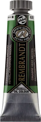 Produktbild von Rembrandt Ölfarbe Tube 15 ml Zinnobergrün Mittel 625