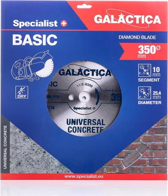 Produktbild von Specialist+ SPECIALIST+ diamond cutting disc GALACTICA, 350x10x25,4 mm