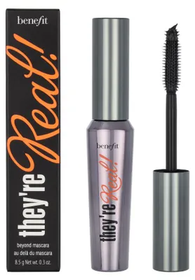 Produktbild von Benefit They're Real!, Schwarz, Jet black, Verlängerung, Frauen, WATER (AQUA), PARAFFIN, POLYBUTENE, STYRENE/ACRYLATES/AMMONIUM METHACRYLATE COPOLYMER, BEESWAX..., 1 Stück(e)