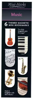 Produktbild von Magnetisches Lesezeichen „Music“, 6 Stück