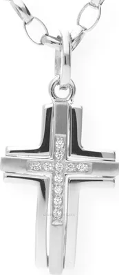 Produktbild von JuwelmaLux Anhänger Silber 925 Kreuz Zirkonia JL20-02-0260