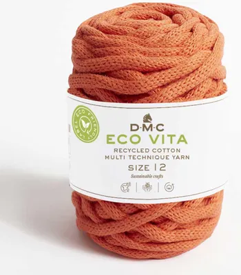 Image de DMC Eco Vita-12 – fil de coton recyclé (4 mm) composé à 80 % de coton et à 20 % de polyester (couleur 10)