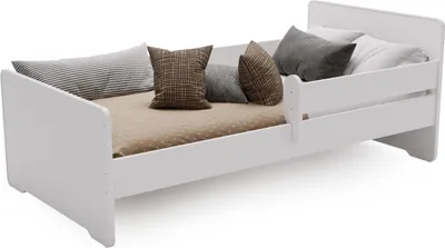 Immagine prodotto di Lettino MAX BAR 80 x 160 cm con protezione anticaduta di colore: bianco