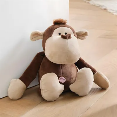 Produktbild von Türstopper "Louie" 1 kg schwer, lustiger Tür- & Fensterstopper Affe, Türfeststeller, Türpuffer Boden
