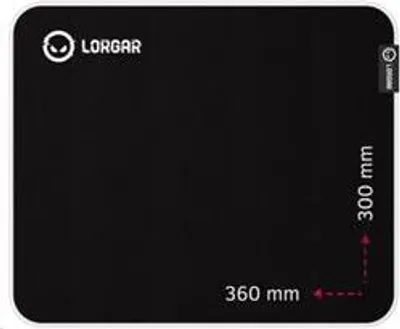 Imagen del producto de Lorgar Legacer 753, alfombrilla para ratón, tamaño M, color negro