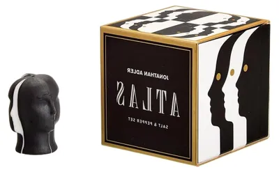 Produktbild von Salz- und Pfefferstreuer-Set, Einheitsgröße, Schwarz und Weiß