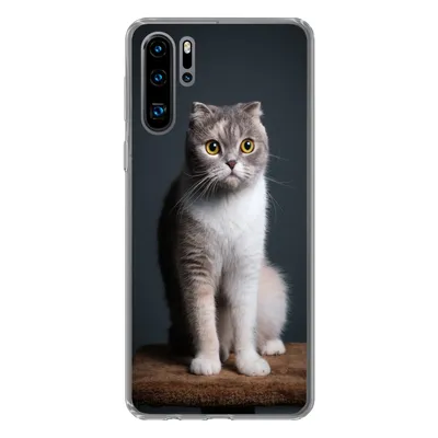 Produktbild von MuchoWow® Handyhülle Schutzhülle Hülle für Huawei P30 Pro Katze - Haustiere - Licht Silikon Softcase Handy Hülle - Schutzdeckel