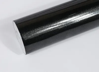 Produktbild von 10 m x 60 cm Tapeten einfarbig glitzer Effekt schwarz 3000-S Art. 3116 selbstklebend verschiedene Trendfarben Tapete Folie abwischbar