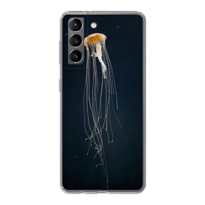 Produktbild von MuchoWow® Handyhülle Schutzhülle Hülle für Samsung Galaxy S21 Qualle - Meerestier - Tentakel Silikon Softcase Handy Hülle - Softcase