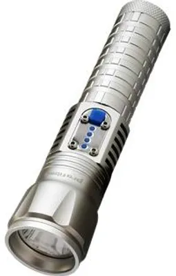 Produktbild von LED-Power-Taschenlampe 3-in-1 - 4.000 mAh Powerbank - 250m Reichweite - Notlicht