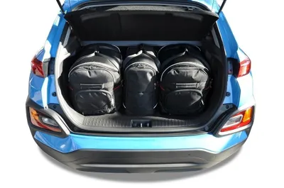 Produktbild von Hyundai Kona Ev 2018-2022 Kofferraumtaschen Set 3 Stk