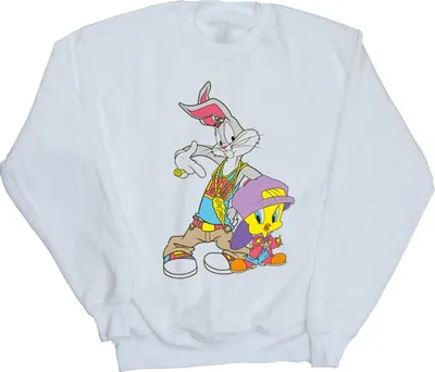 Produktbild von Looney Tunes - "Hip Hop" Sweatshirt für Herren BI33474 (XXL) (Weiß)