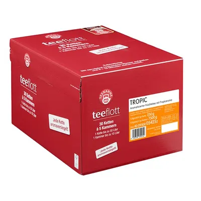 Produktbild von Teekanne Teeflott Großfilterkette exotischer Früchtetee Tropic 7500g
