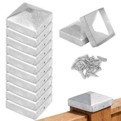 Immagine prodotto di Set di 10 copritop di legno per recinzioni