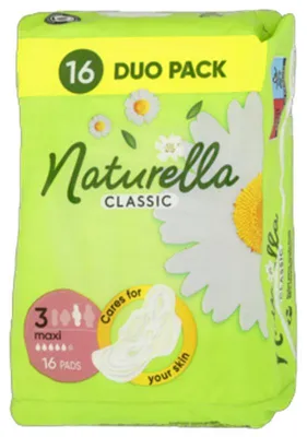 Zdjęcie produktu dla Naturell Podpaski higieniczne Classic Cam Maxi 16 sztuk