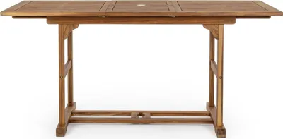 A wooden table on a white background.