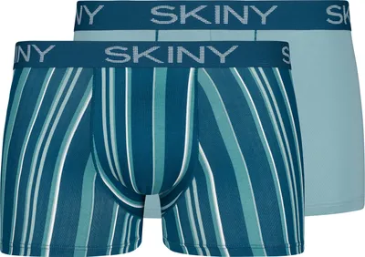 Produktbild von Skiny Herren Pant 2er Pack Baumwolle Multipack Lapisblue Stripes Selection